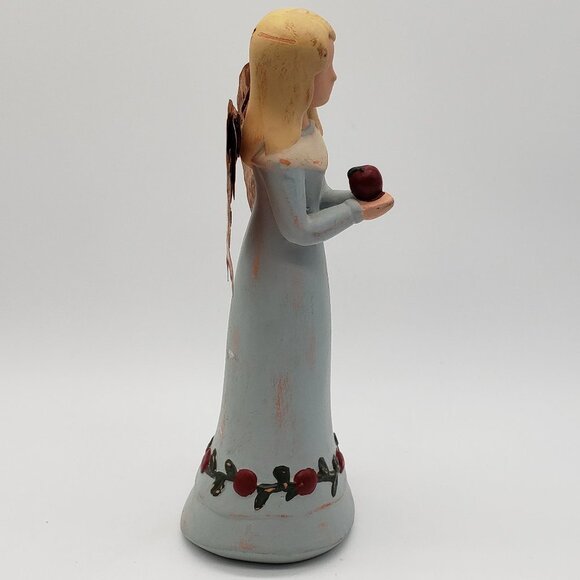 Mind Spring Gentle Souls Wooden 2002 Wisdom Angel Copper Winged Figurine AS IS - Picture 5 of 9